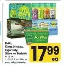 Safeway Bell's, Sierra Nevada, Cigar City, Stone or Surfside offer