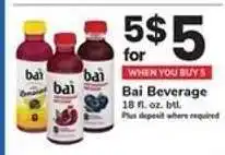 Safeway Bai Beverage offer