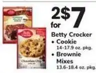Safeway Betty Crocker Cookie & Brownie Mixes offer