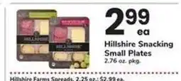 Safeway Hillshire Snacking Small Plates offer