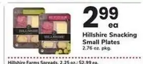 Safeway Hillshire Snacking Small Plates offer
