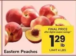 Safeway Eastern Peaches offer
