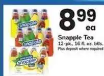 Safeway Snapple Tea offer