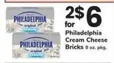 Safeway Philadelphia Cream Cheese Bricks offer
