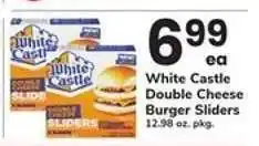 Safeway White Castle Double Cheese Burger Sliders offer