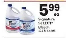 Safeway Signature SELECT Bleach offer