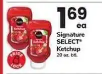 Safeway Signature Select Ketchup offer