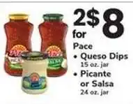 Safeway Pace Queso Dips, Picante or Salsa offer