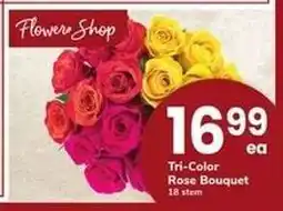 Safeway Tri-Color Rose Bouquet offer