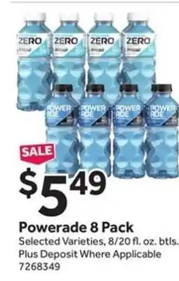 Stop&Shop Powerade 8 Pack offer