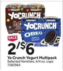 Stop&Shop Yo Crunch Yogurt Multipack offer