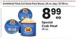 Safeway Special Crab Meat offer