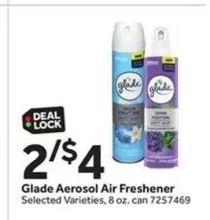 Stop&Shop Glade Aerosol Air Freshener offer