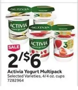 Stop&Shop Activia Yogurt Multipack offer