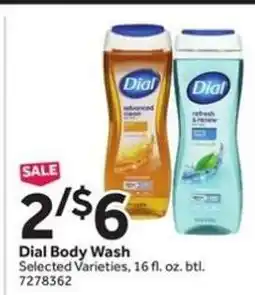 Stop&Shop Dial Body Wash offer