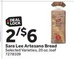 Stop&Shop Sara Lee Artesano Bread offer