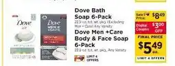ShopRite Dove Bath Soap 6-Pack offer