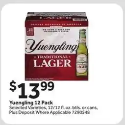 Stop&Shop Yuengling 12 Pack offer