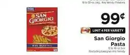 ShopRite San Giorgio Pasta offer