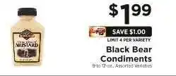 ShopRite Black Bear Condiments offer