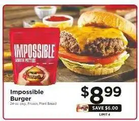 ShopRite Impossible Burger offer