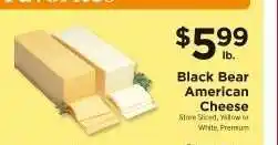 ShopRite Black Bear American Cheese offer
