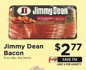 ShopRite Jimmy Dean Bacon offer