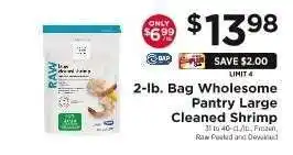 ShopRite 2-lb. Bag Wholesome Pantry Large Cleaned Shrimp offer