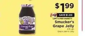 ShopRite Smucker's Grape Jelly offer