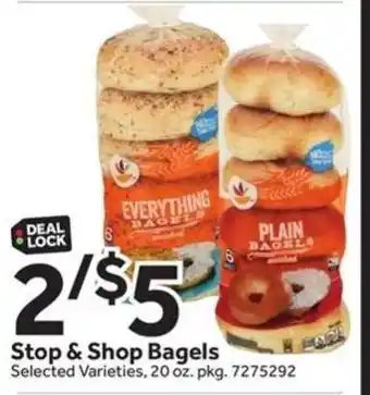 Stop&Shop Stop & Shop Bagels offer