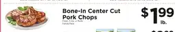 ShopRite Bone-In Center Cut Pork Chops offer