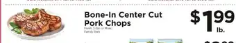 ShopRite Bone-In Center Cut Pork Chops offer