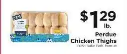 ShopRite Perdue Chicken Thighs offer