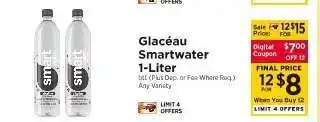 ShopRite Glacéau Smartwater 1-Liter offer