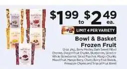 ShopRite Bowl & Basket Frozen Fruit offer