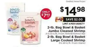 ShopRite Bowl & Basket Shrimp offer