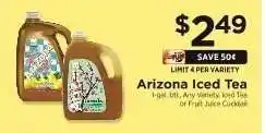 ShopRite Arizona Iced Tea offer