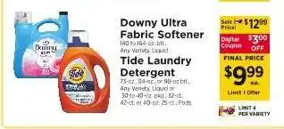 ShopRite Tide Laundry Detergent offer
