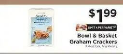 ShopRite Bowl & Basket Graham Crackers offer