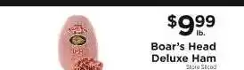 ShopRite Boar's Head Deluxe Ham offer