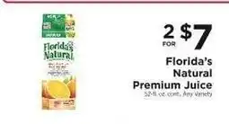ShopRite Florida's Natural Premium Juice offer
