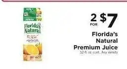 ShopRite Florida's Natural Premium Juice offer