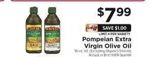 ShopRite Pompeian Extra Virgin Olive Oil offer