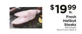 ShopRite Fresh Halibut Steaks offer