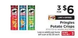 ShopRite Pringles Potato Crisps offer