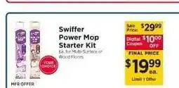ShopRite Swiffer Power Mop Starter Kit offer