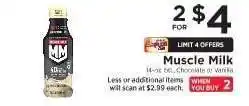ShopRite Muscle Milk offer