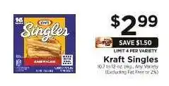 ShopRite Kraft Singles offer