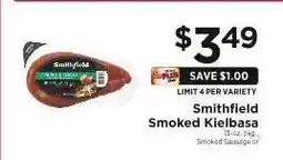 ShopRite Smithfield Smoked Kielbasa offer