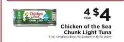 ShopRite Chicken Of The Sea Chunk Light Tuna offer